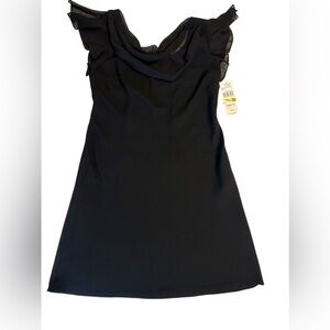 Elegant Black Midi Dress